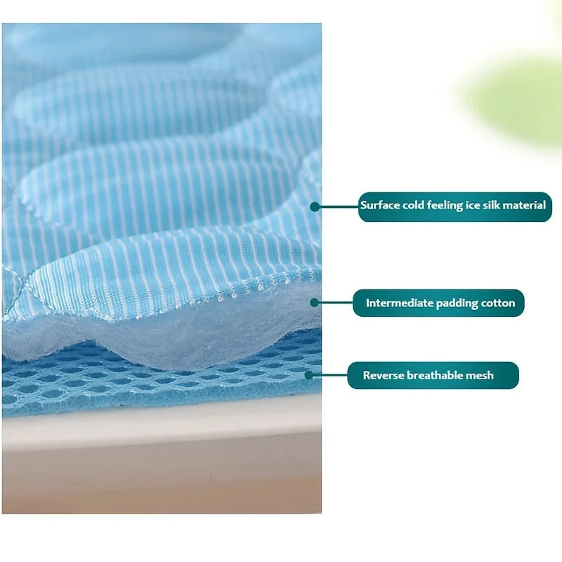 Cooling Dog Mat, Cool Pet Bed, Extra Large, for Small and Large Dogs, Pet Accessories, Cat Durable Blanket Sofa Cat Ice Pad Blanket