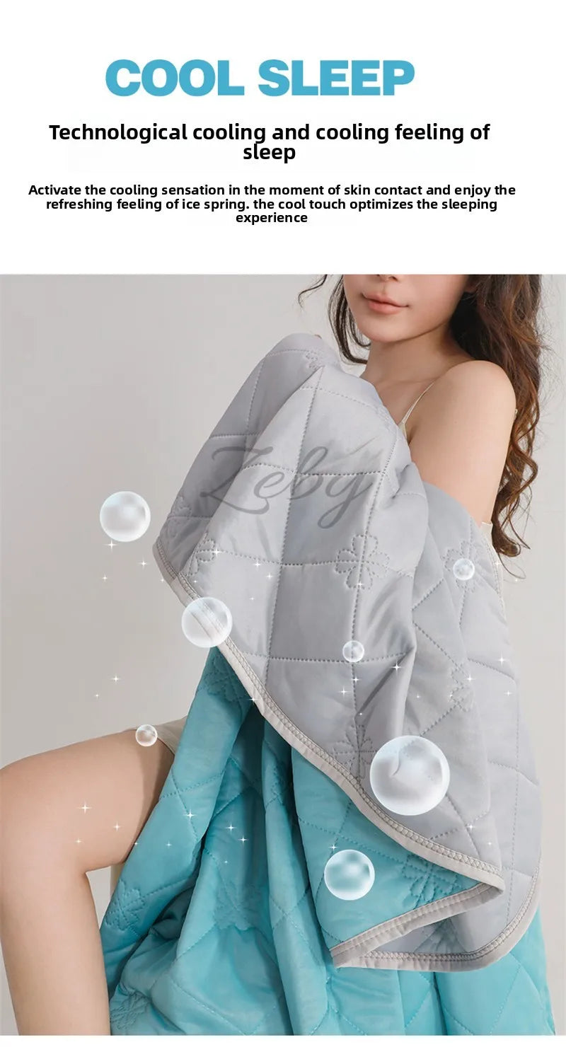 Grade A Cooling Blanket for Bed Soft Breathable King Size Summer Comforter Queen Air Conditioning Cool Lightweight Comforter