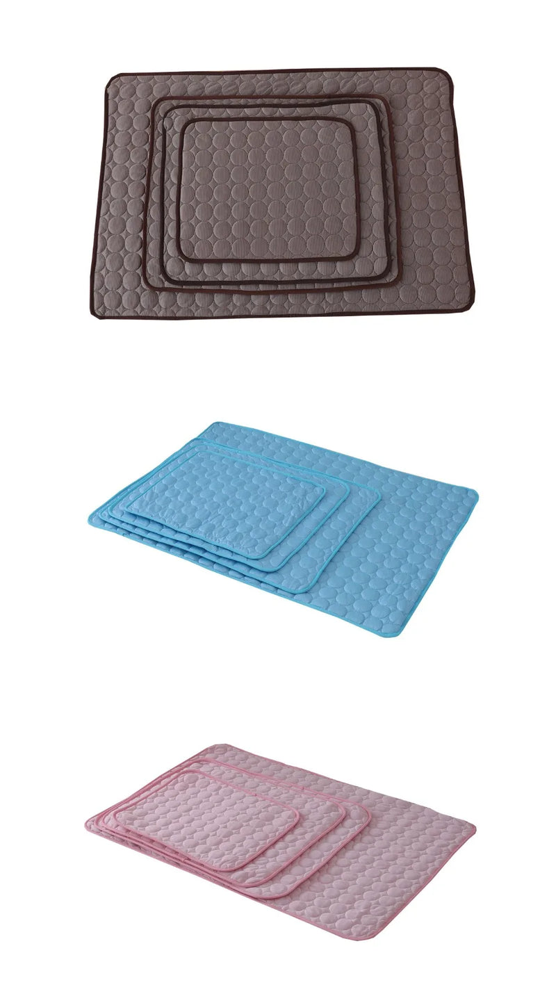 Cooling Dog Mat, Cool Pet Bed, Extra Large, for Small and Large Dogs, Pet Accessories, Cat Durable Blanket Sofa Cat Ice Pad Blanket