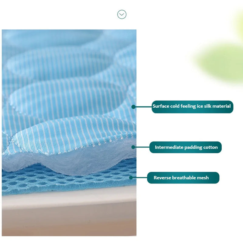 Cooling Dog Mat, Cool Pet Bed, Extra Large, for Small and Large Dogs, Pet Accessories, Cat Durable Blanket Sofa Cat Ice Pad Blanket