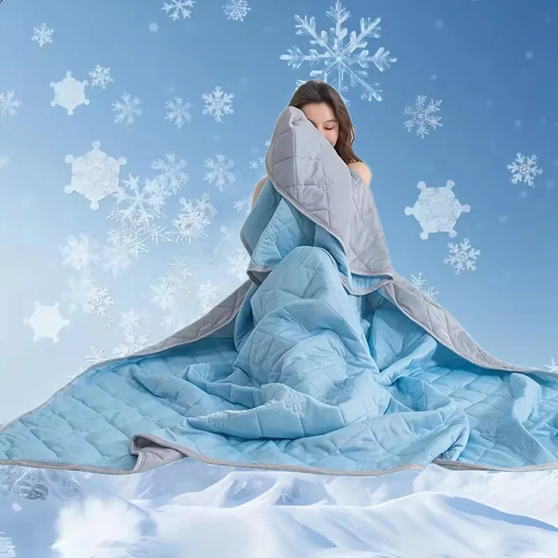 Grade A Cooling Blanket for Bed Soft Breathable King Size Summer Comforter Queen Air Conditioning Cool Lightweight Comforter