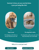 Tapete refrescante para cães, cama fria para animais de estimação, extra grande, para cães pequenos e grandes, acessórios para animais de estimação, Cat Durable Blanket Sofa Cat Ice Pad Blanket